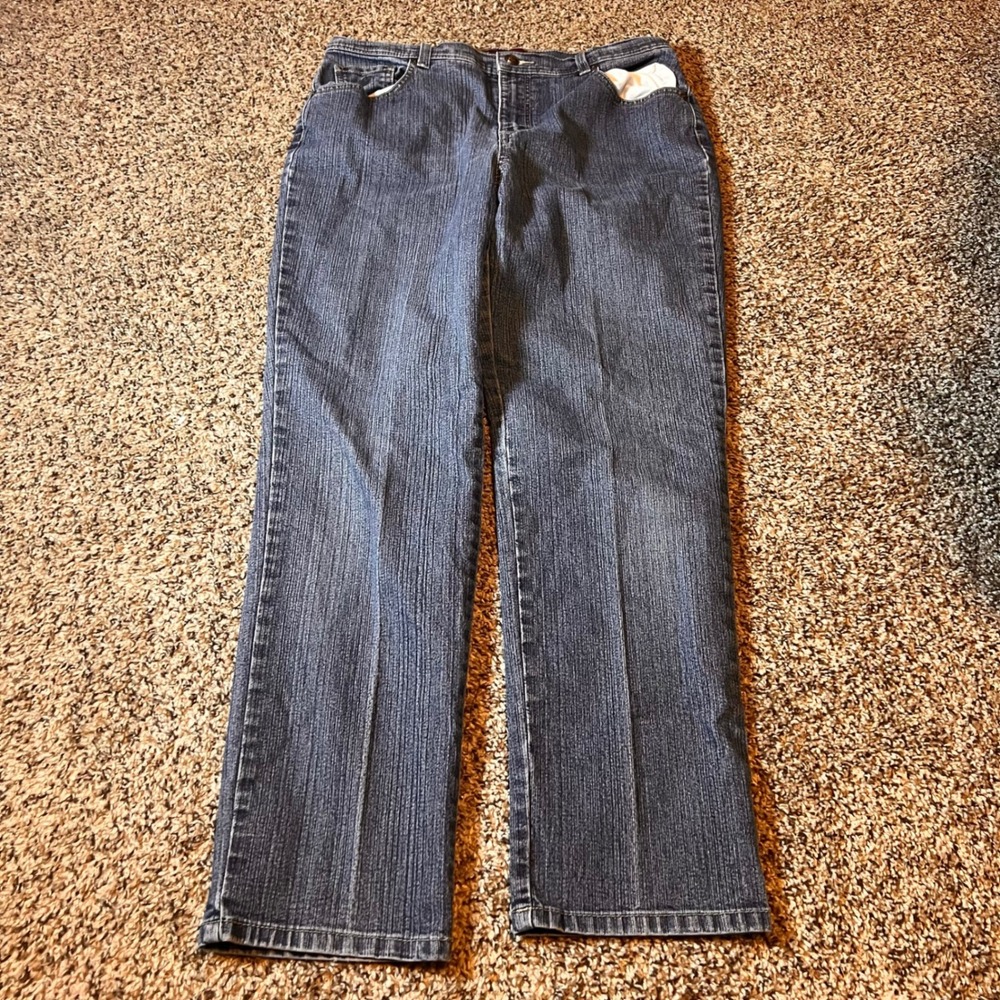 Gloria Vanderbilt Amanda Jeans Women's Size 12 Classic Fit Denim Blue‎